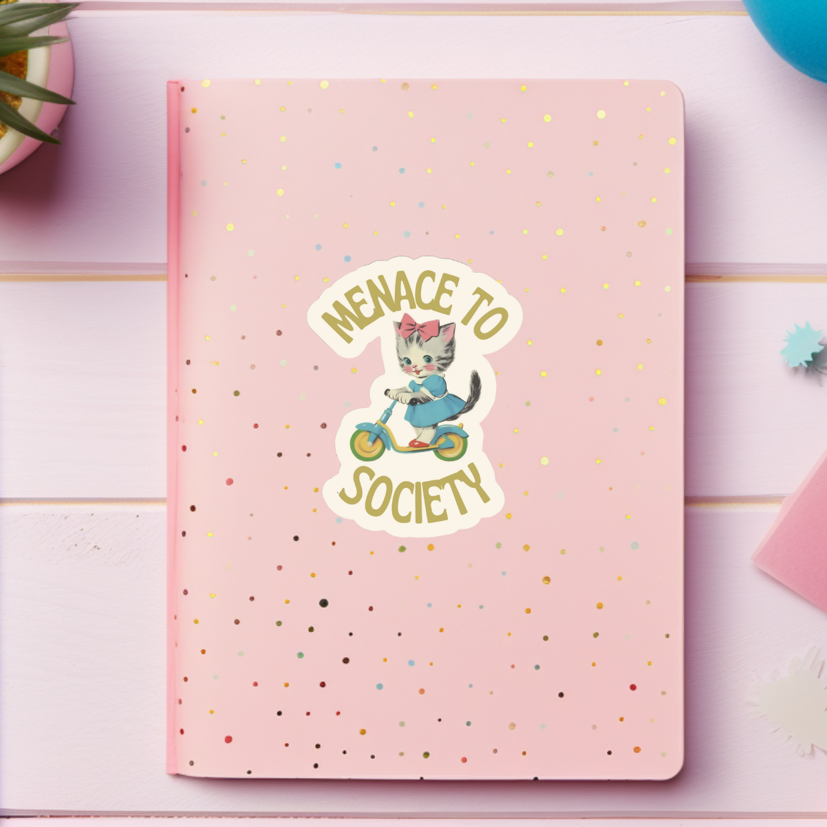 Menace to Society Sticker