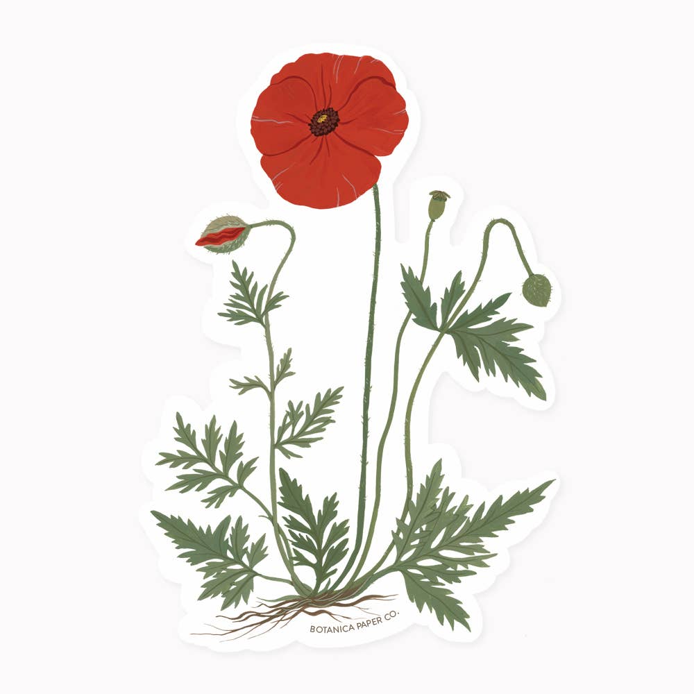 POPPY | CLEAR VINYL STICKER