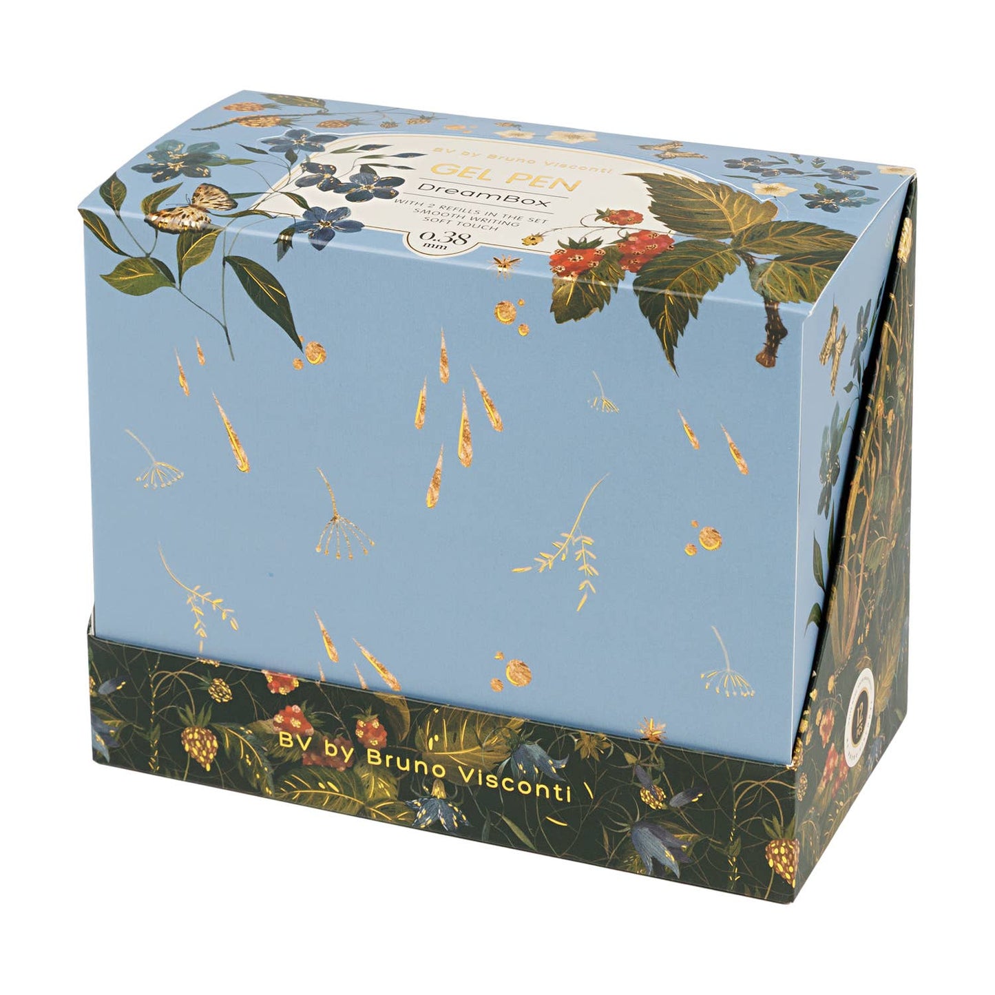 DreamBox Gel Click Pen in a Gift Box - Forest Flowers