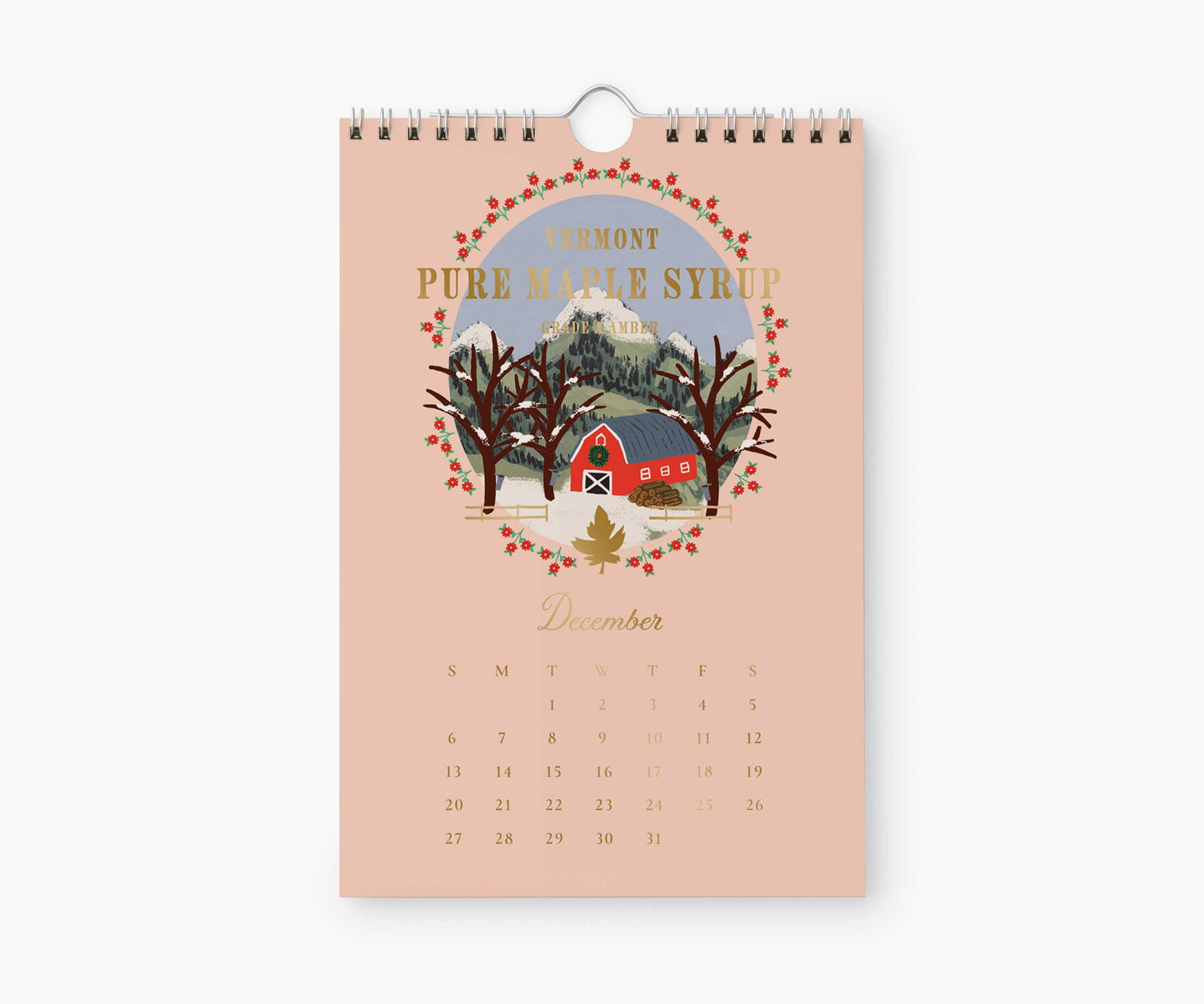 2026 Country Farm Kitchen Calendar (6x9)