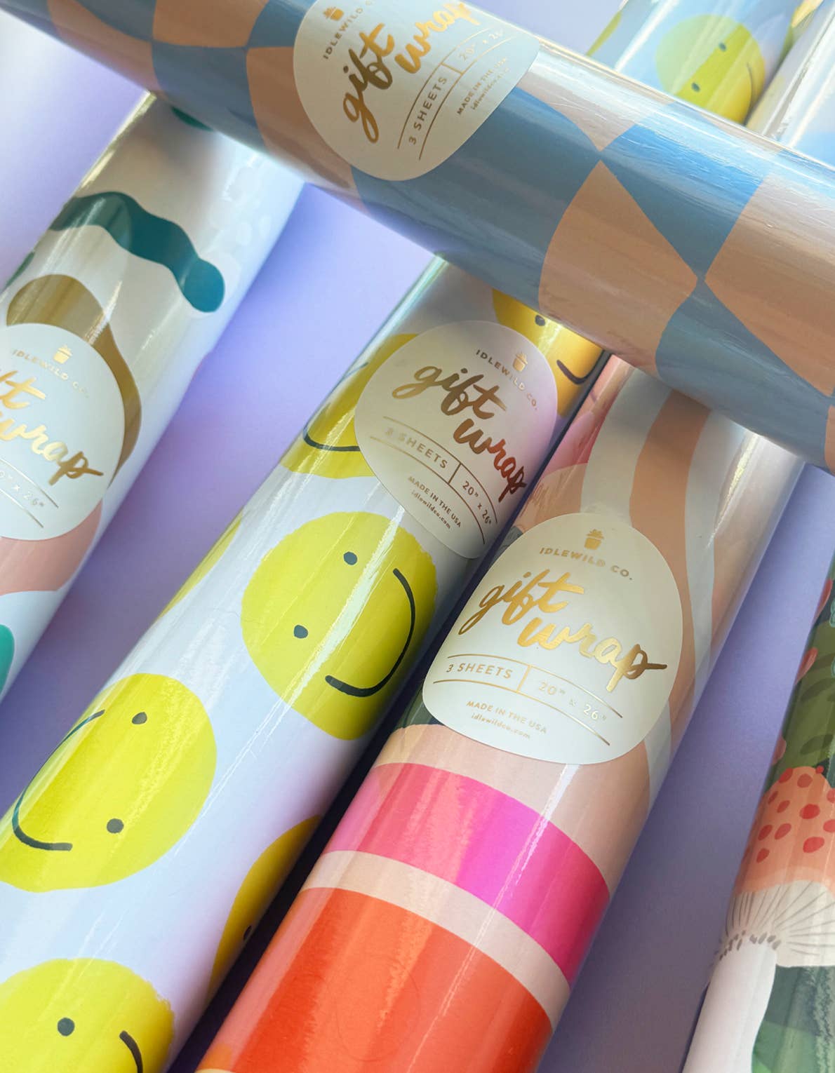 Mushroom Heaven Gift Wrap - Roll of 3