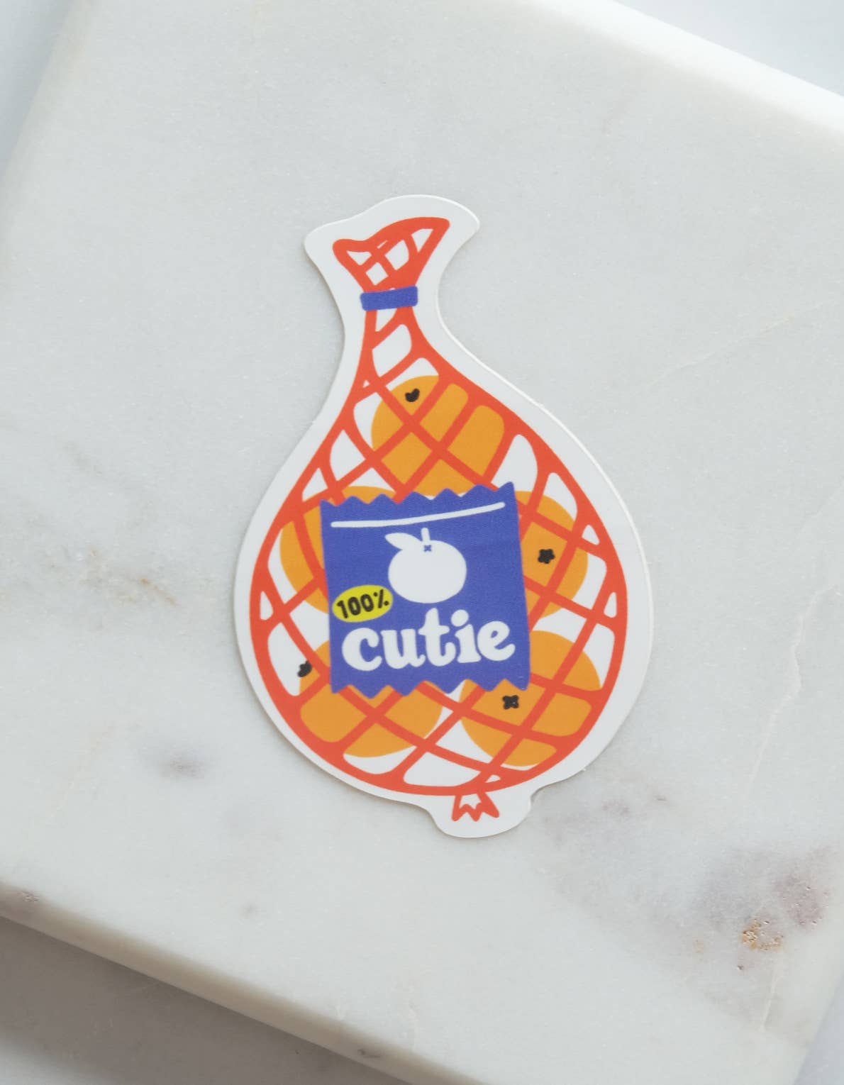 Cutie Mandarins Die Cut Sticker