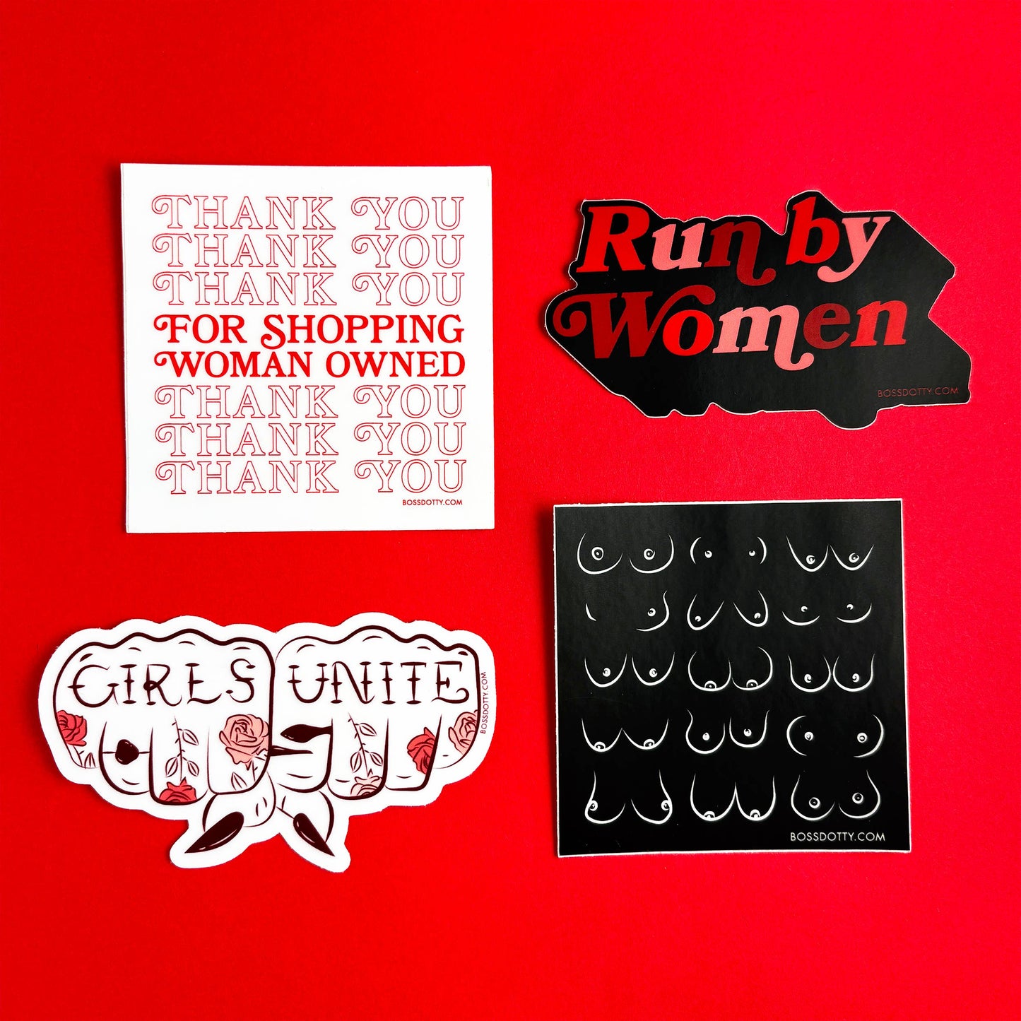 Run By Women Sticker