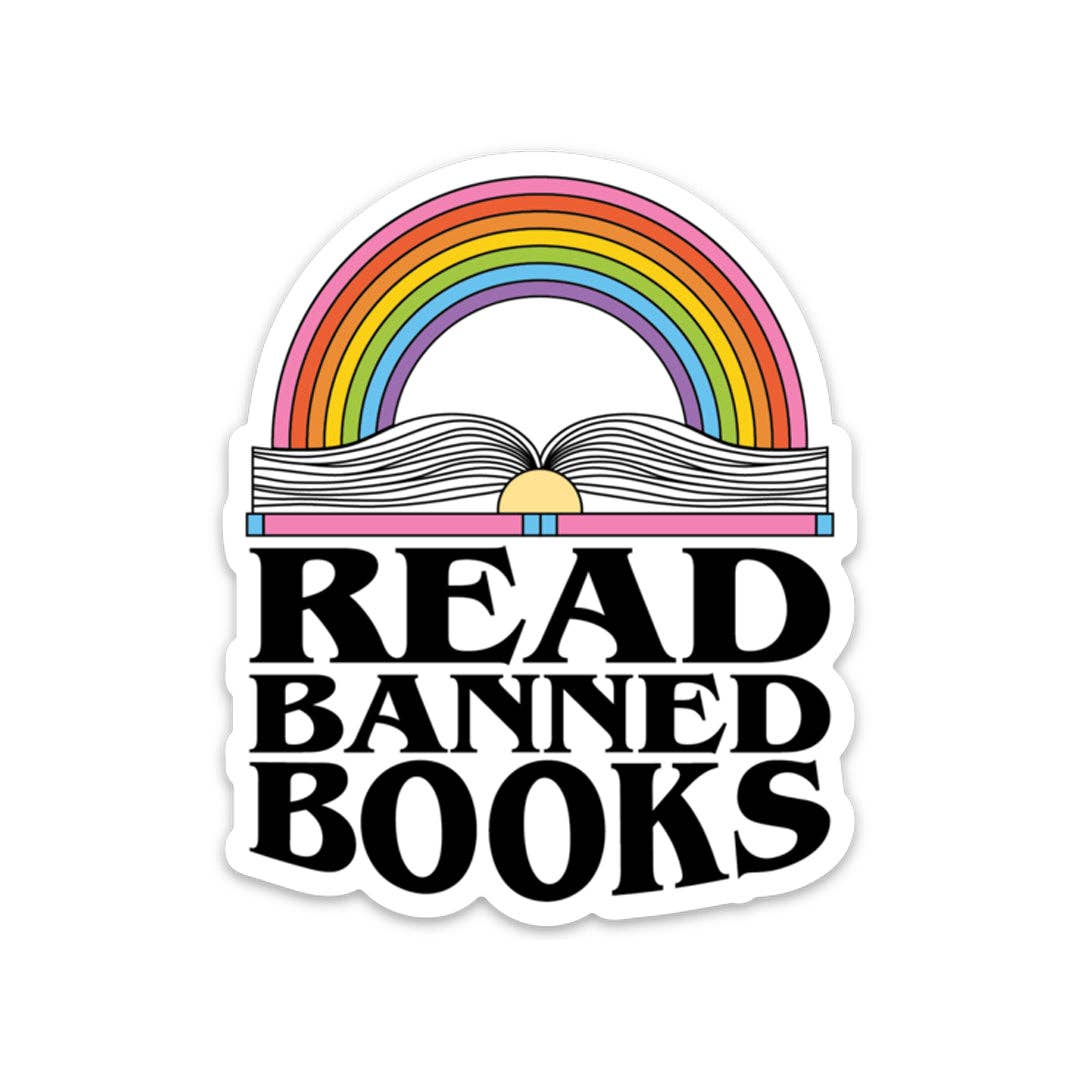 Read Banned Books - Sticker *CLEARANCE*