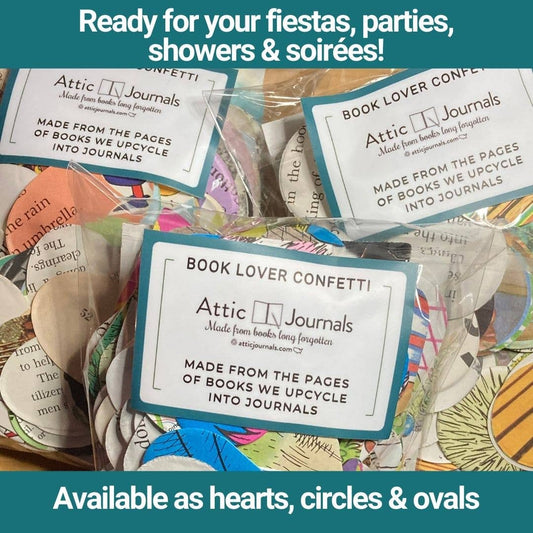 Book Lover Confetti - Heart