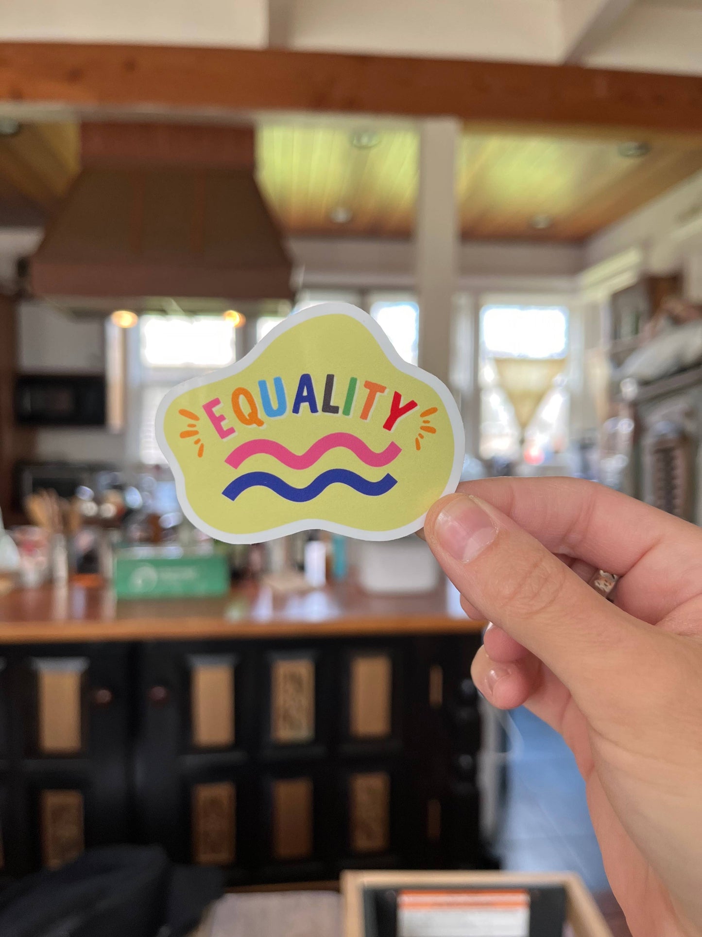 Equality Sticker | Pride | LGBTQ | Anti Racist | Human Right