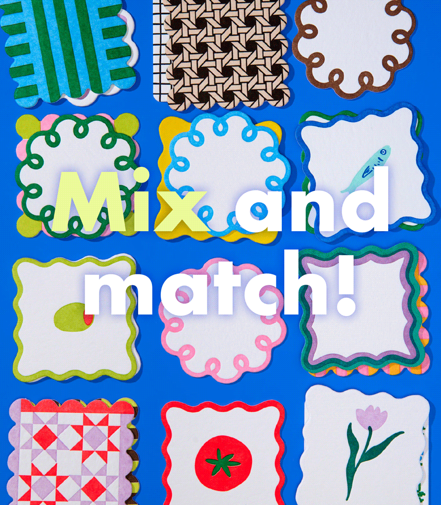 Cross Stitch Flower Vellum Coasters - Blue/Green (Set of 4) - Floral, Sewing, Craft, Made in USA - Stocking stuffer, Holiday, Gift Guide