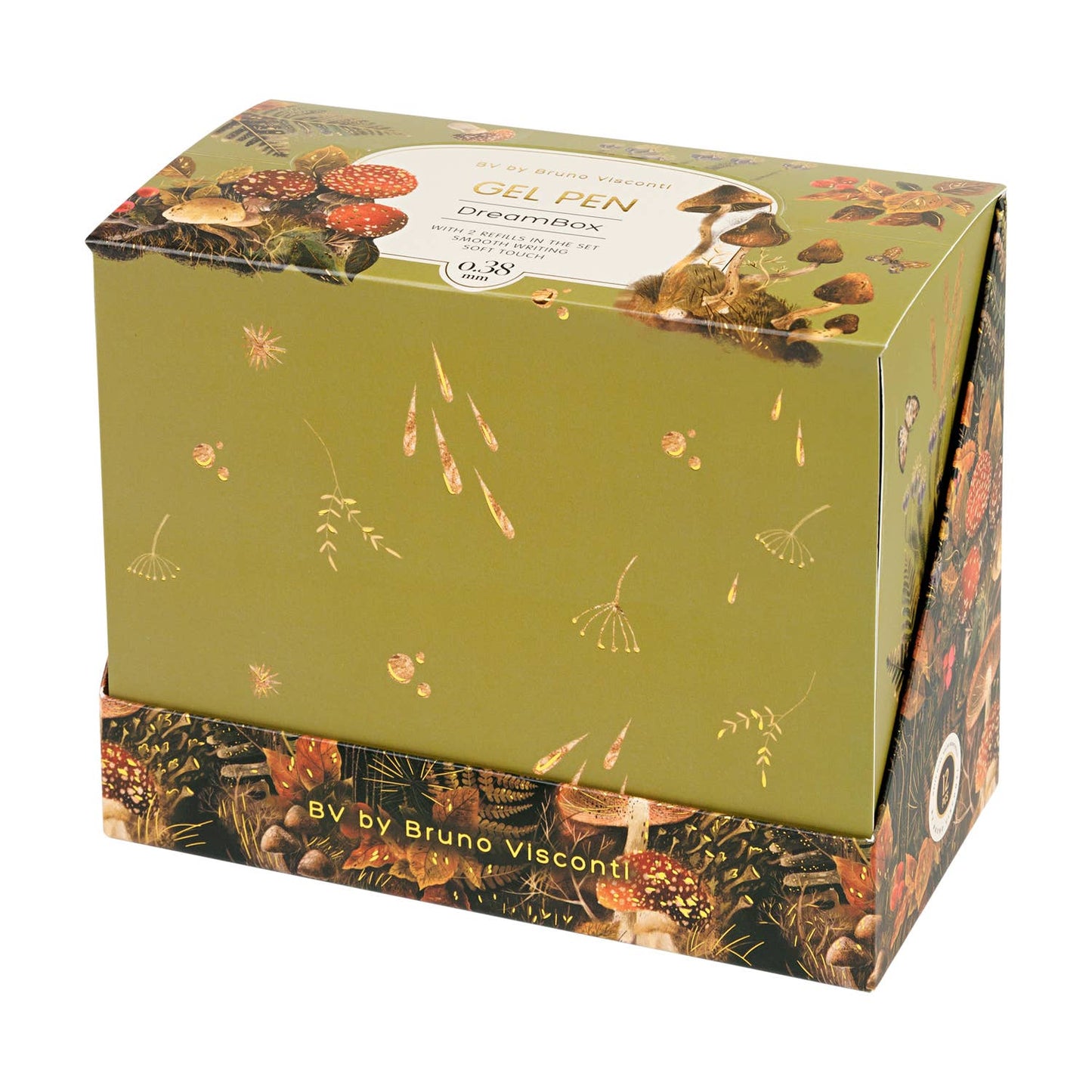 DreamBox Gel Click Pen in a Gift Box - Forest Mushrooms
