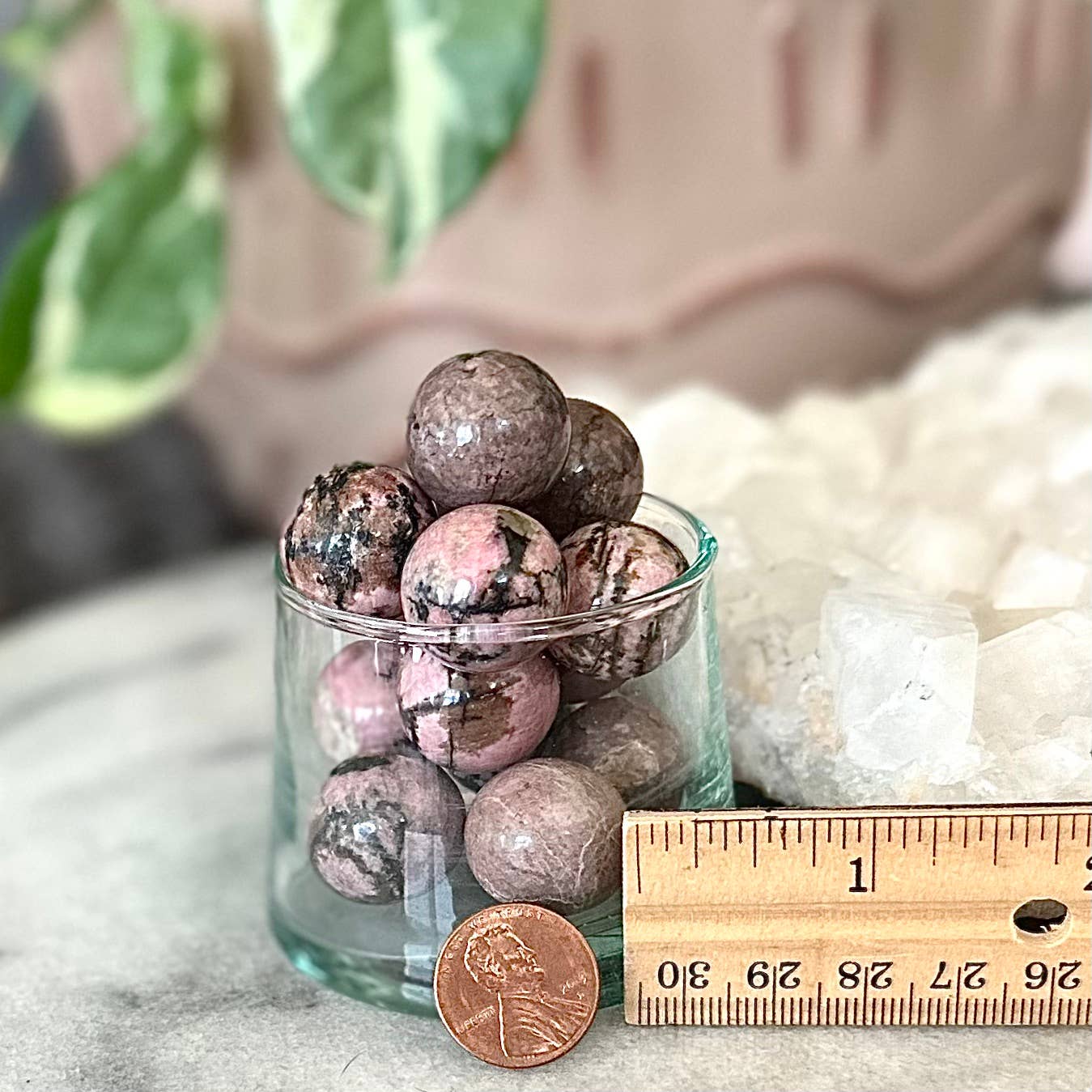 Rhodonite 20mm Sphere (Crystals & Stones)