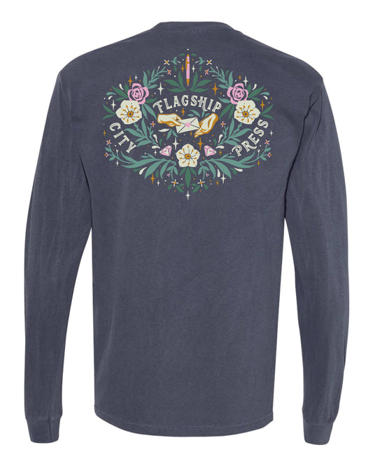 Shirt, mural design, long sleeve, Erie