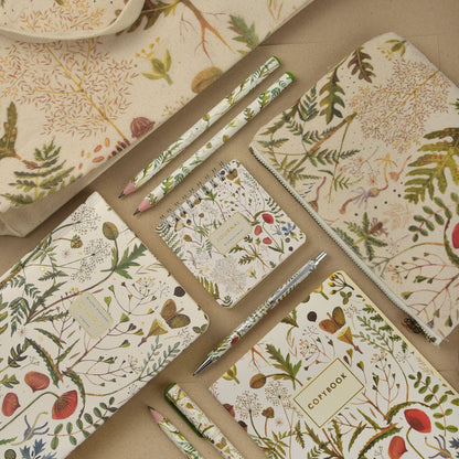 Tote Bag Canvas  -Greens and Flowers