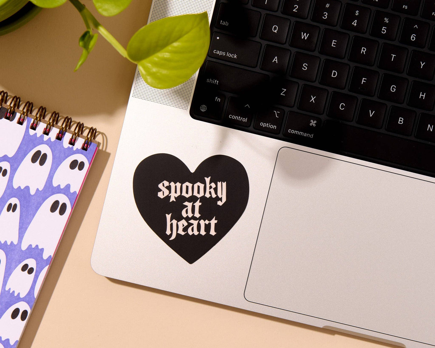 Spooky At Heart Vinyl Sticker - Made in USA