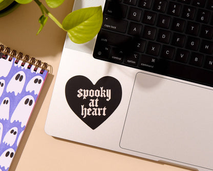 Spooky At Heart Vinyl Sticker - Made in USA
