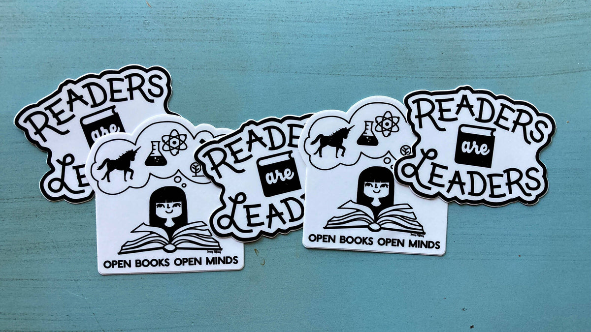 Vinyl Sticker - READERS ARE LEADERS