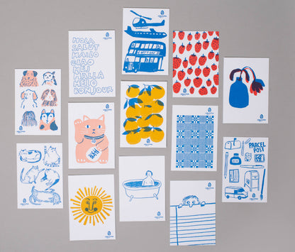 2027 Tear-off Postcard Illustrated Calendar