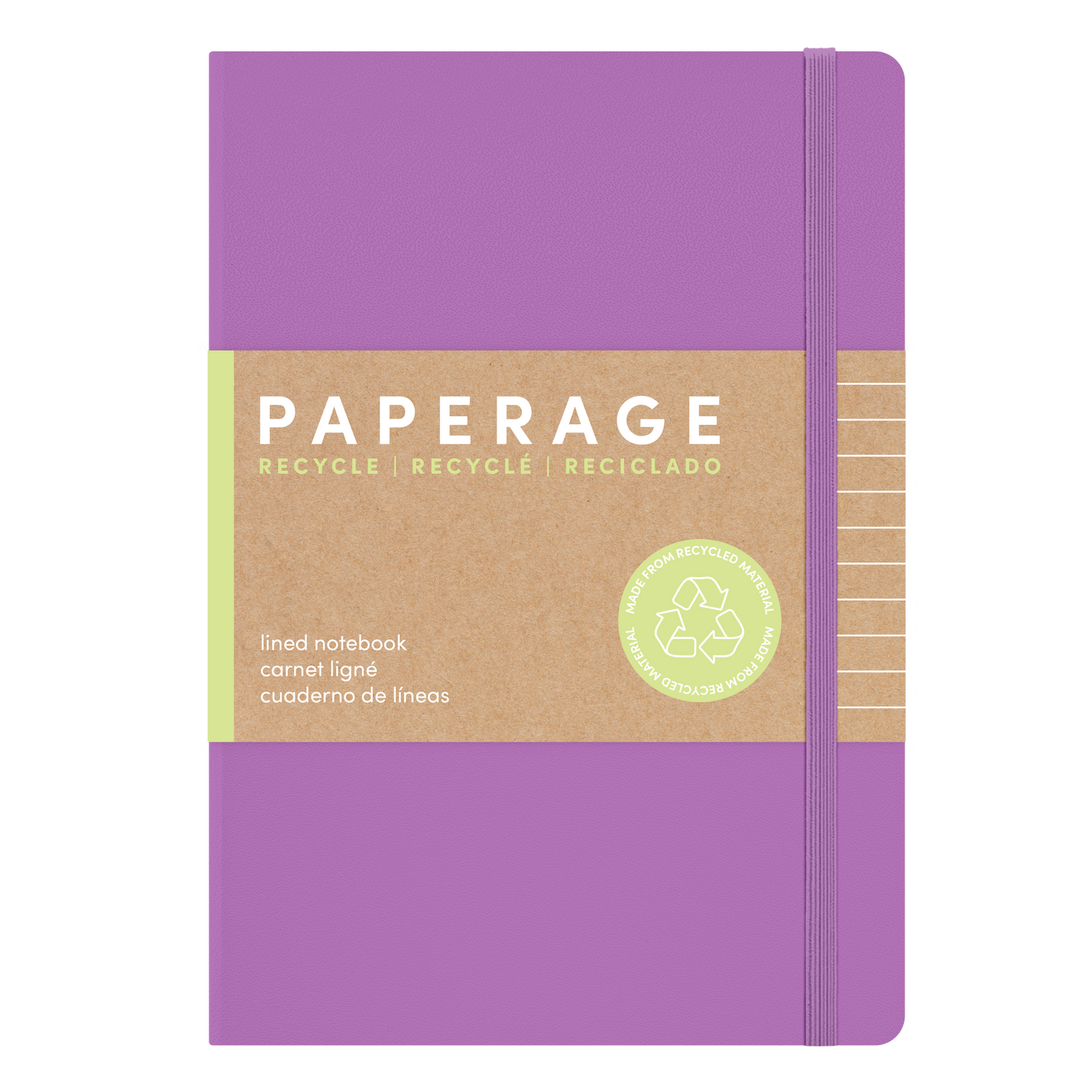 160PG Recycled Casebound Lined Journal Notebook