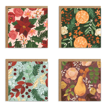 Christmas Cottage Mini Greeting Card Box Set