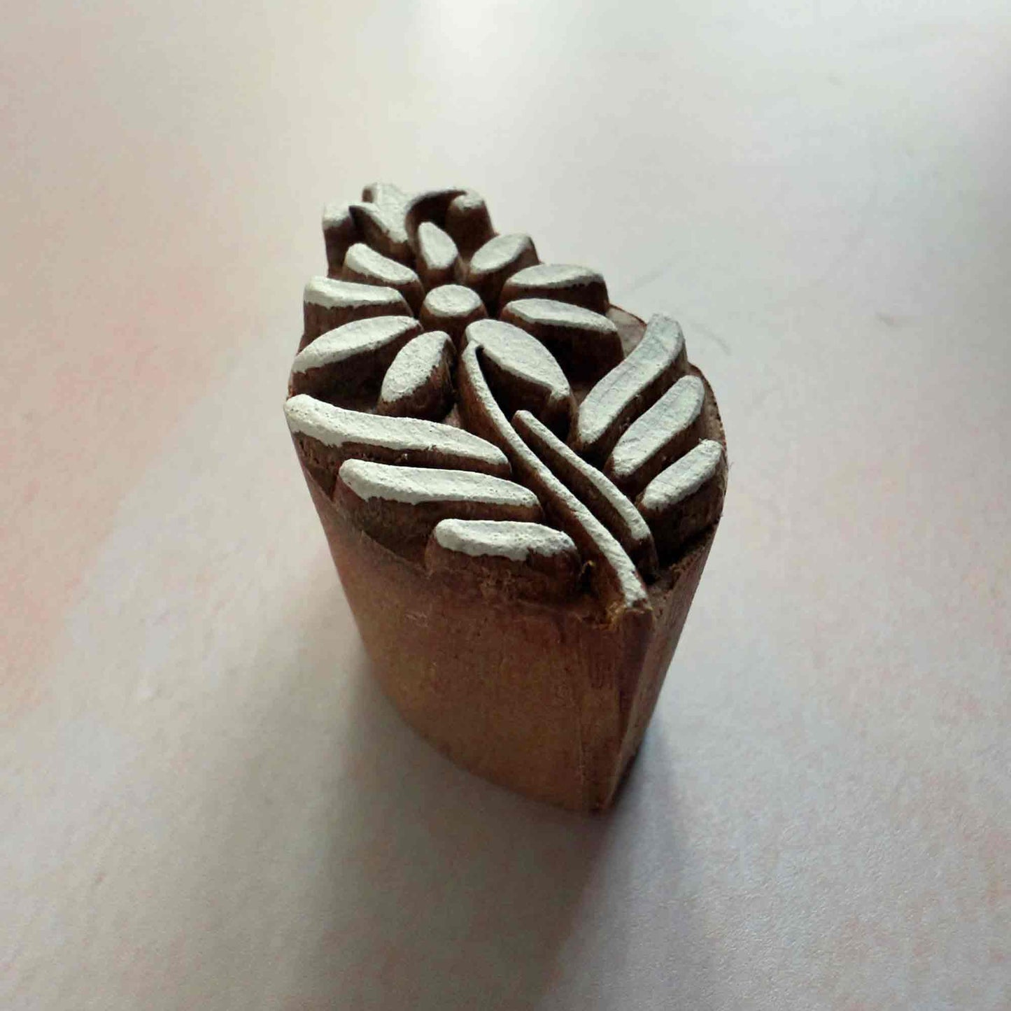 Spring Bloom - Indian Wood Block Stamp | Small Flower Design