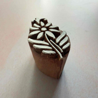 Spring Bloom - Indian Wood Block Stamp | Small Flower Design