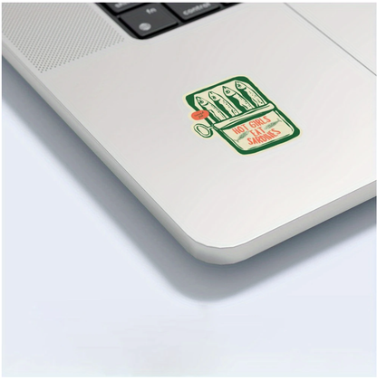 Hot Girls Eat Sardines Sticker