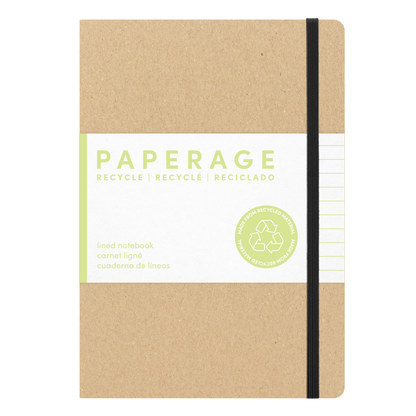 160PG Recycled Casebound Lined Journal Notebook
