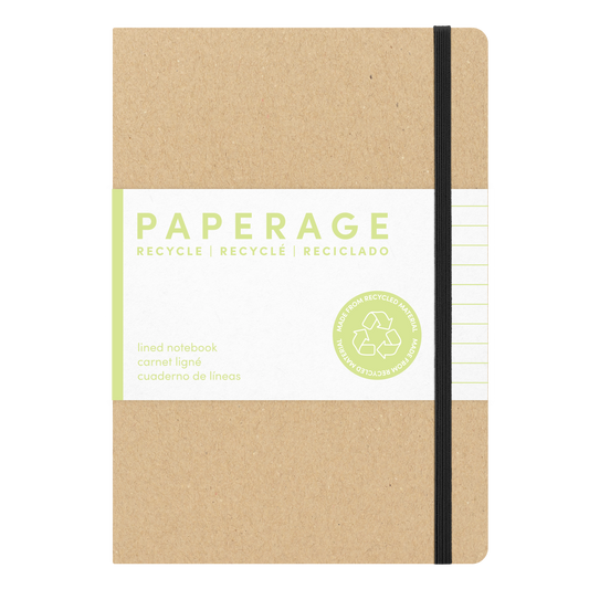 160PG Recycled Casebound Lined Journal Notebook