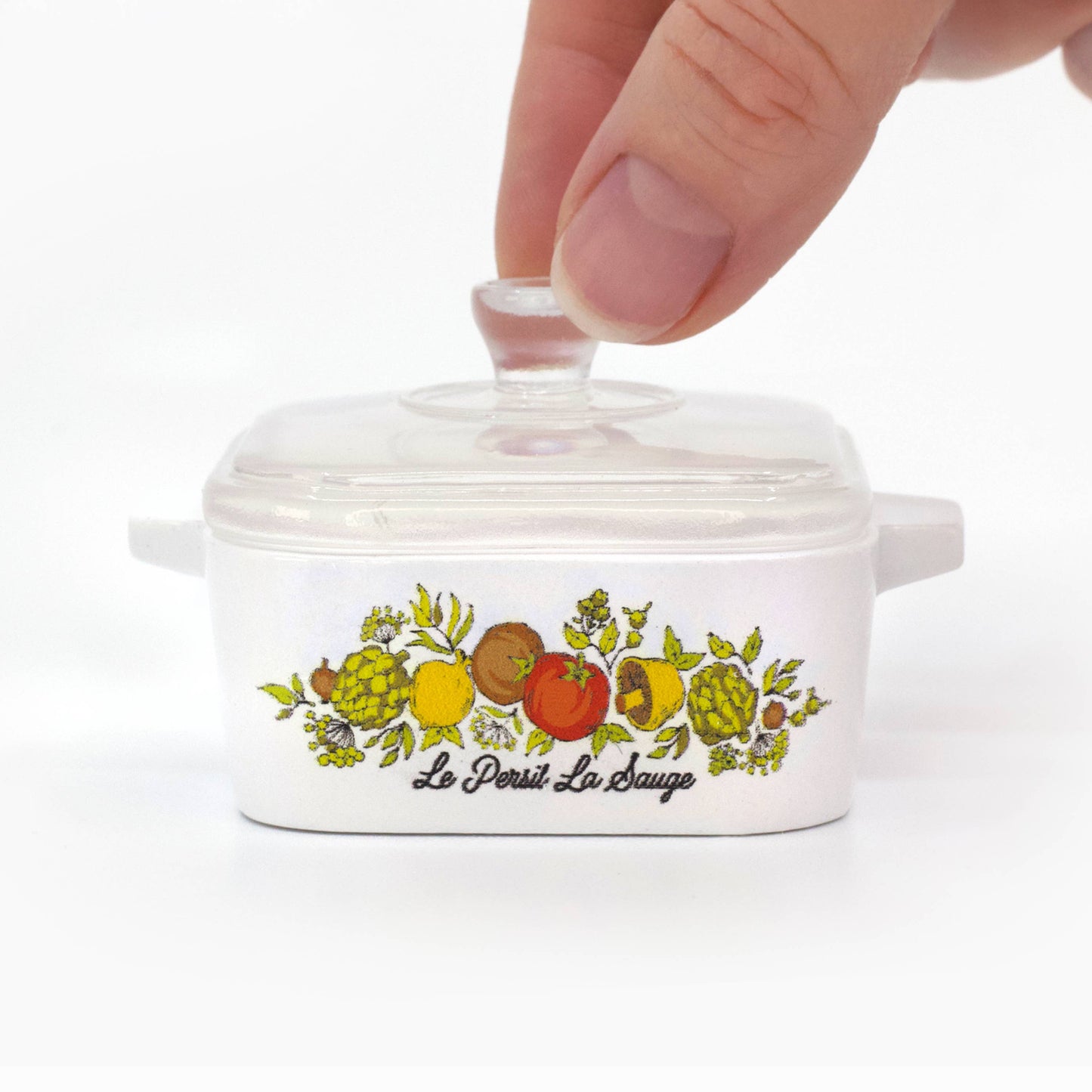 Spice of Life Trinket Box – Corning Ware–Inspired Mini Dish