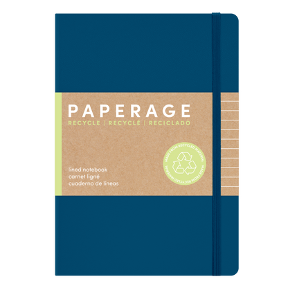 160PG Recycled Casebound Lined Journal Notebook