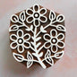 Florabunda - Indian Wood Block Stamp | Flower Pattern Stamp
