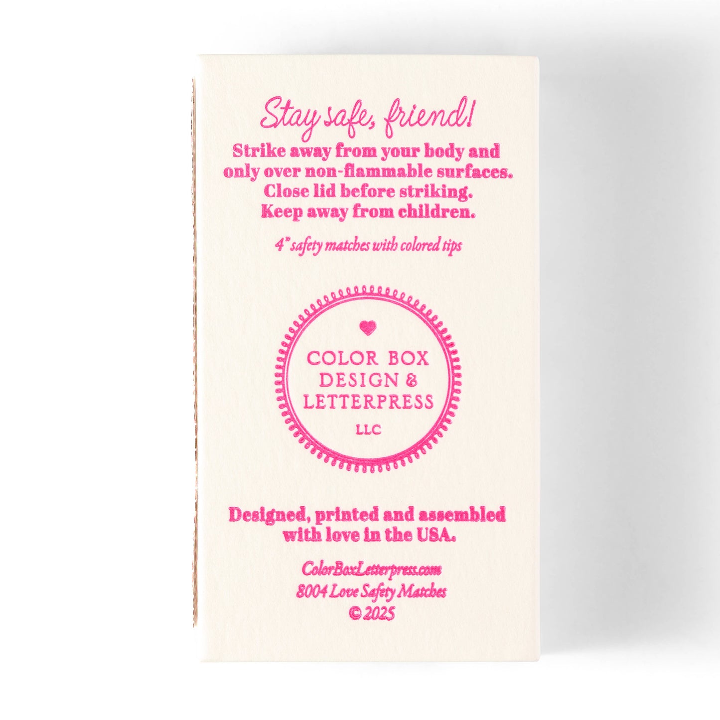 LOVE | Fun & Fancy Safety Matches