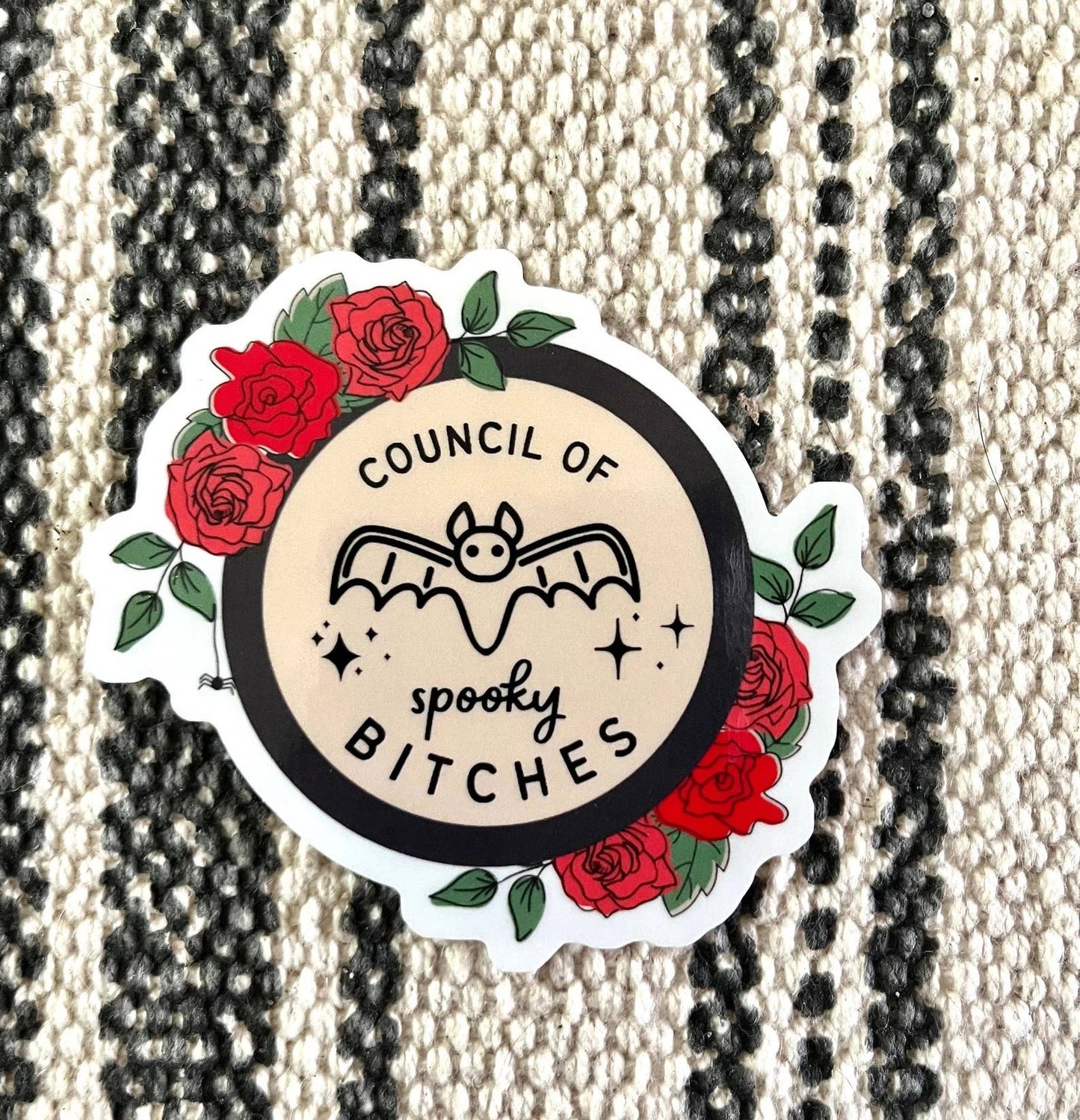 Council of Spooky Bitches Vinyl Sticker | Funny Halloween