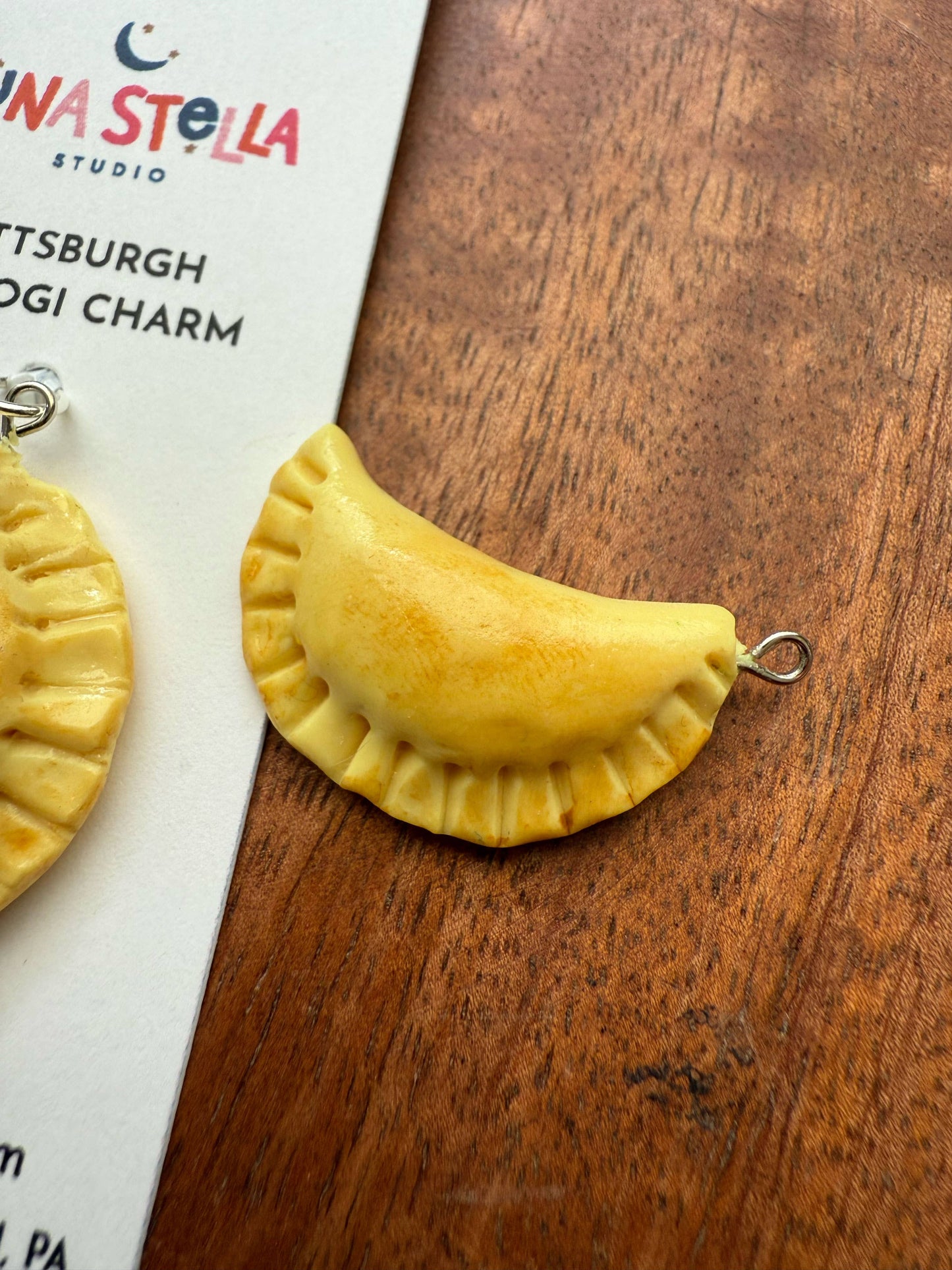 Pittsburgh Pierogi Polymer Clay Charm