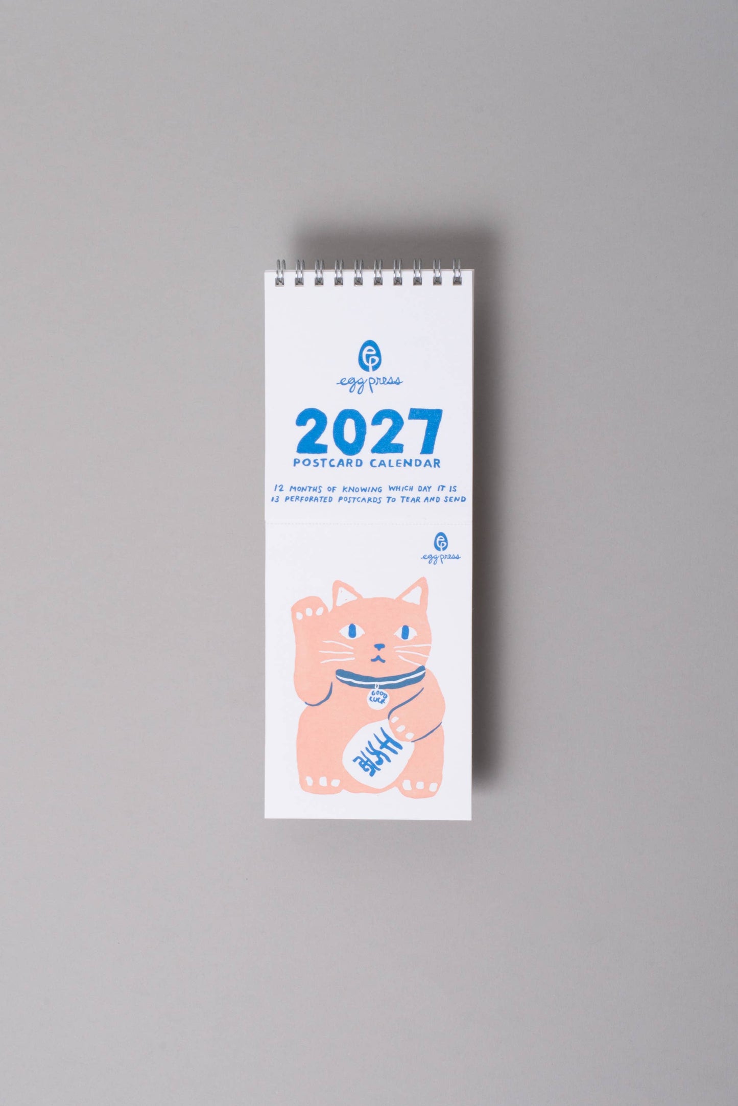 2027 Tear-off Postcard Illustrated Calendar