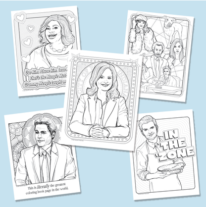 Parks and Rec Coloring Book