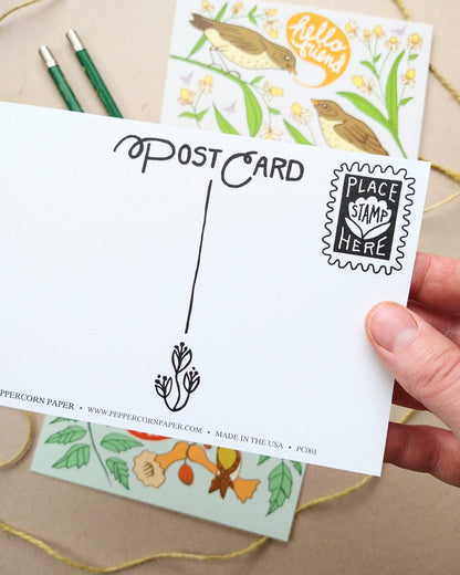 Hello There Bird Postcard