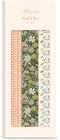 Forest Coral Floral Nail File Set