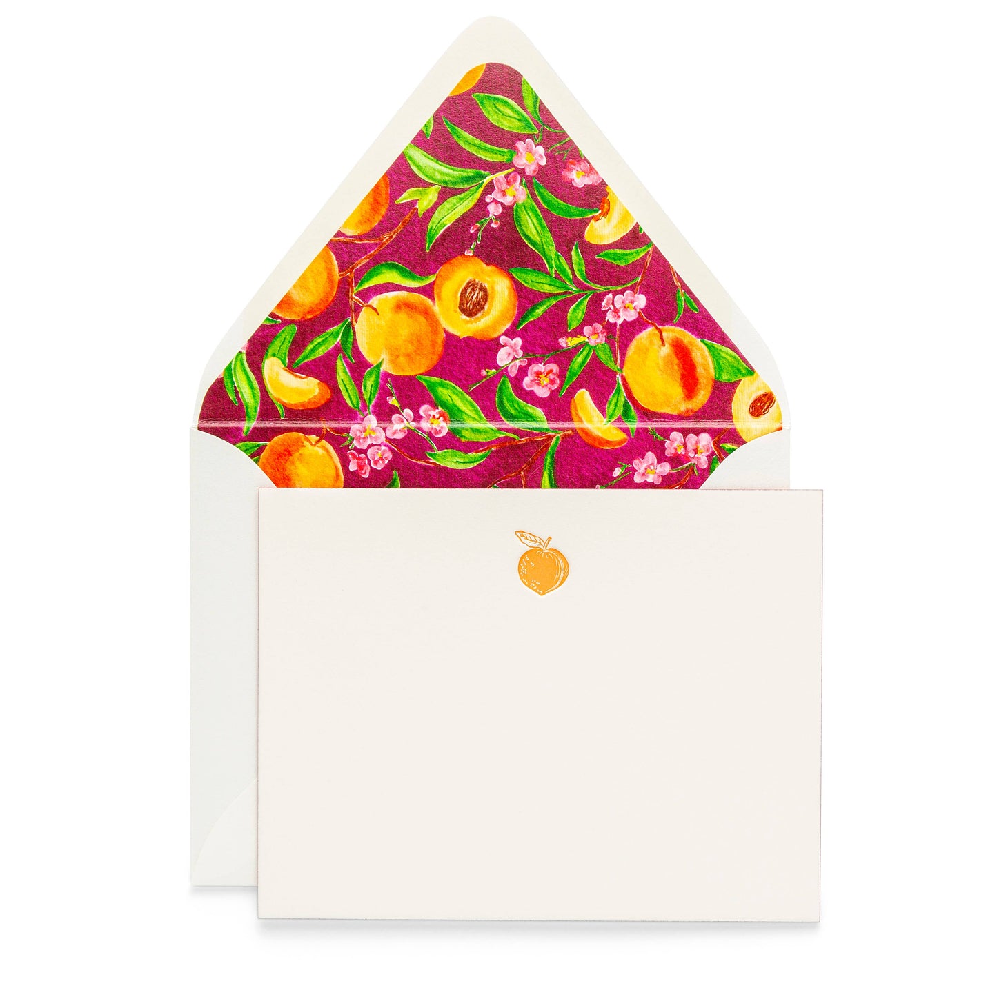 Peach | Fancy Pants Letterpress Flat Notecards