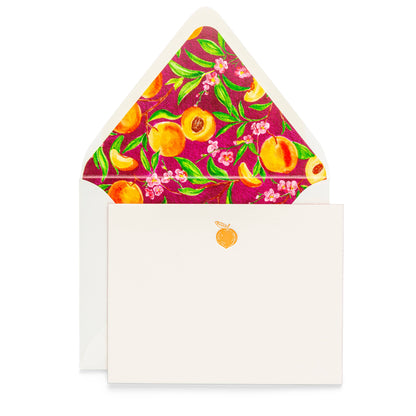 Peach | Fancy Pants Letterpress Flat Notecards