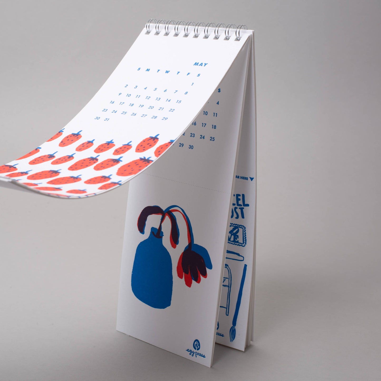 2027 Tear-off Postcard Illustrated Calendar