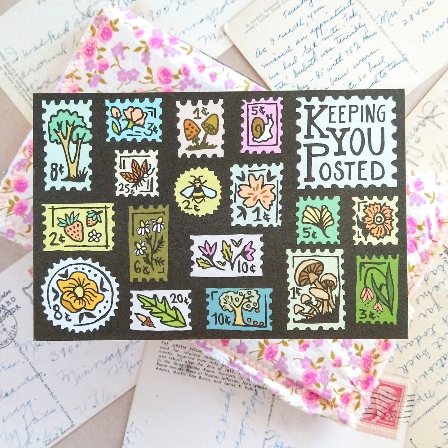 Keeping You Posted Postcard
