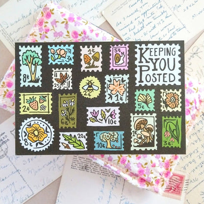Keeping You Posted Postcard