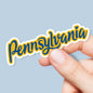 Pennsylvania Love Hand lettered Vinyl Sticker