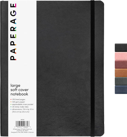 176PG Large Softcover Lined Journal Notebook