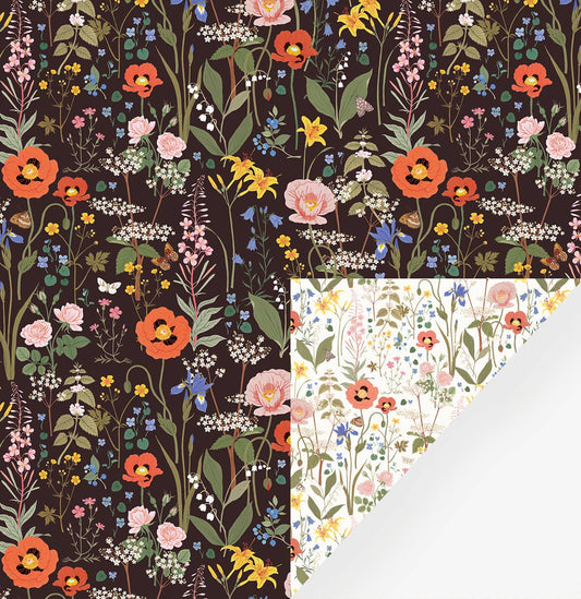 WILD FLOWERS | Double Sided Wrapping Paper