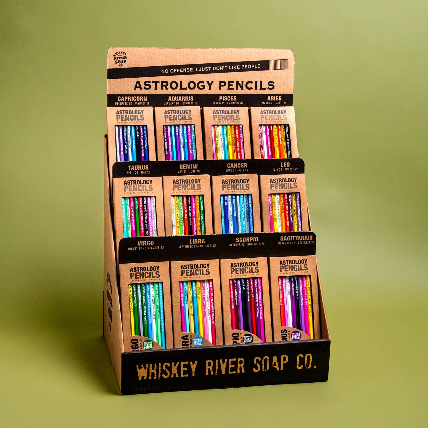 Astrology Pencils Pre-Pack with Display