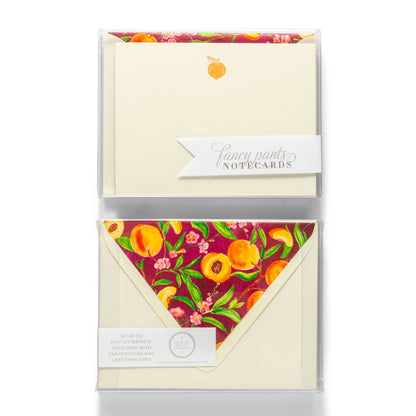 Peach | Fancy Pants Letterpress Flat Notecards