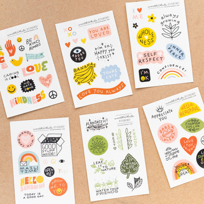 Plants Sticker Sheet (set of 2)