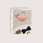 Cheers Wedding Cocktail Martini Greeting Card