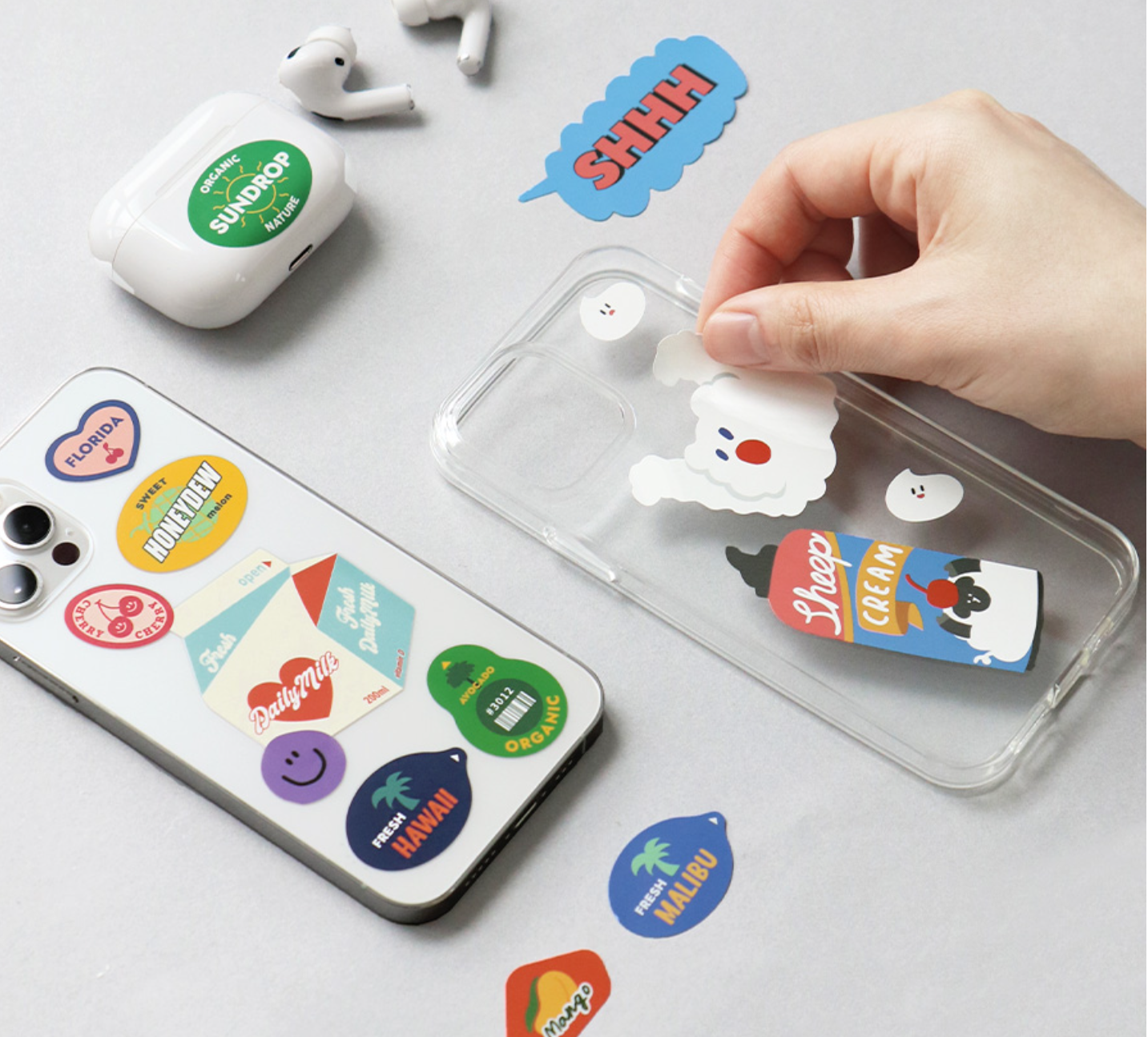 ICONIC Big Point Waterproof, Removable Deco Stickers