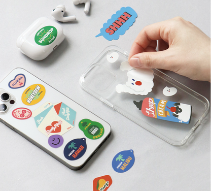 ICONIC Big Point Waterproof, Removable Deco Stickers